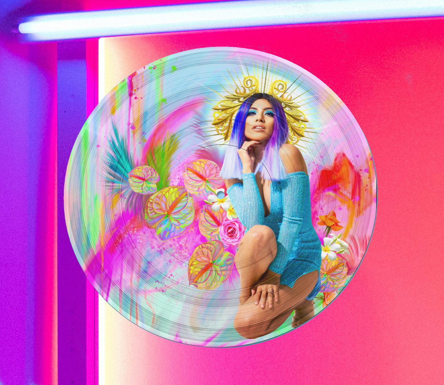 "Queen of Dreams" Decorative Vinyl (For Decor Only - No Audio) – With Jacket Only, Vinyl Only, or Bundle