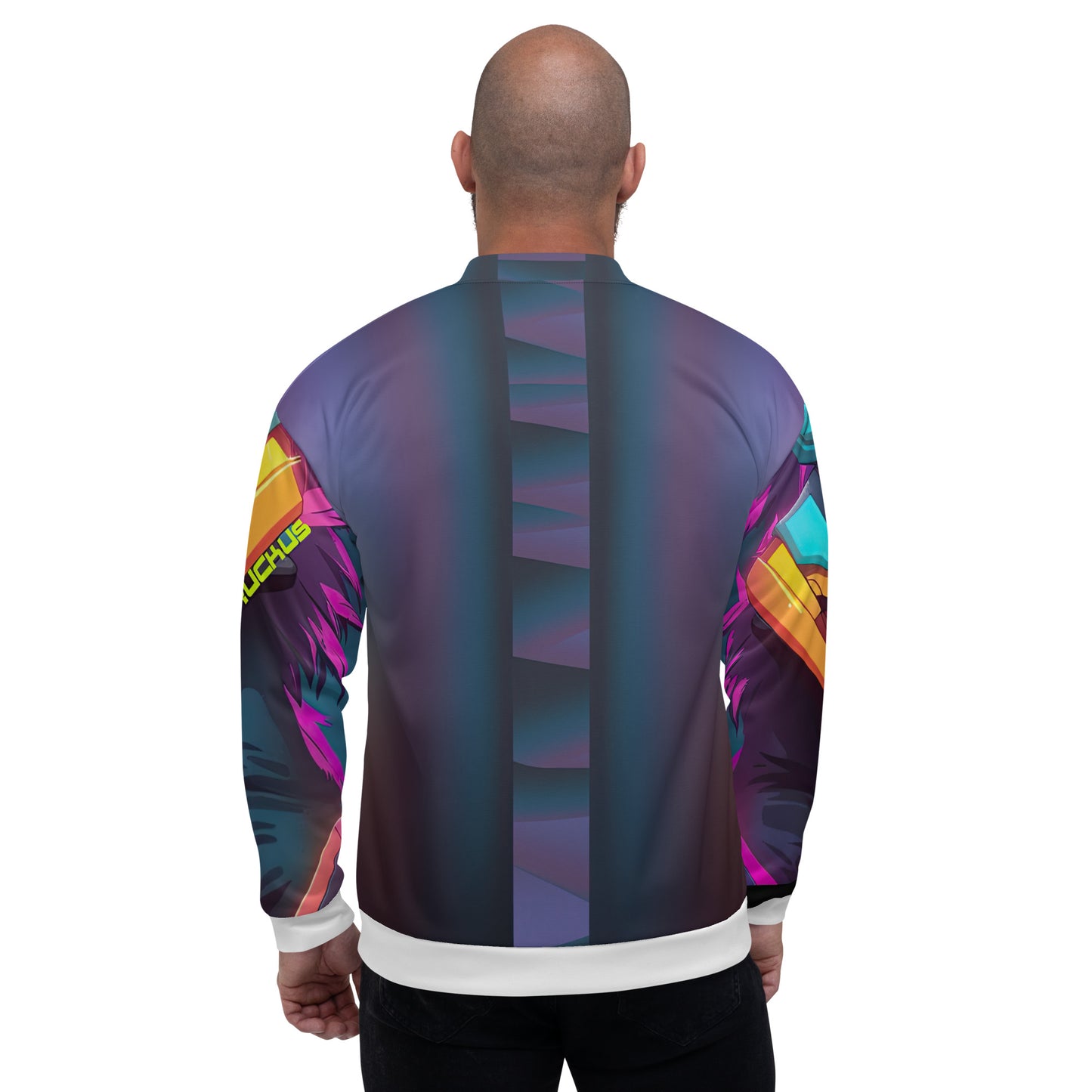 "Neon Chimp" - Unisex Bomber Jacket