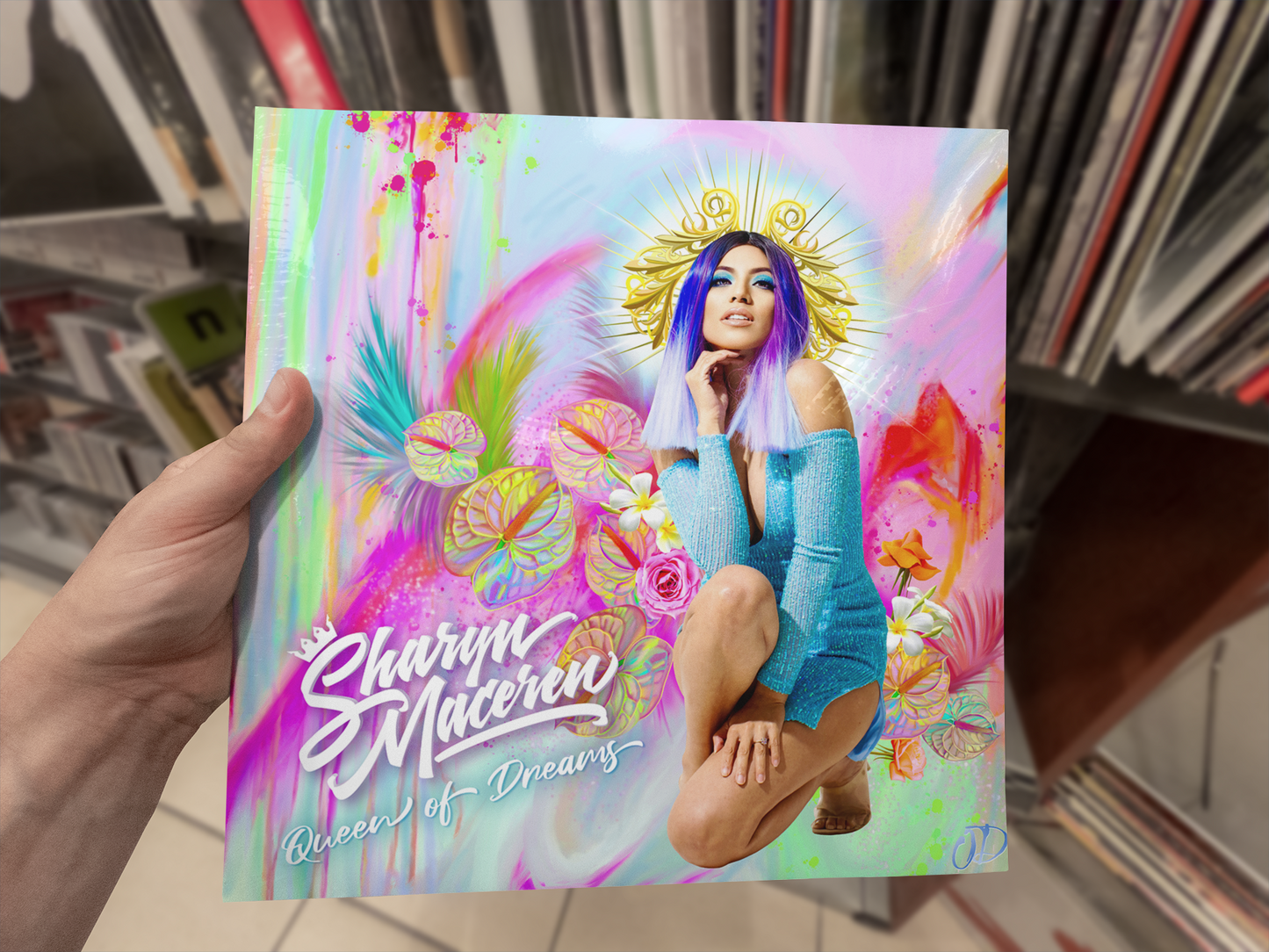 "Queen of Dreams" Decorative Vinyl (For Decor Only - No Audio) – With Jacket Only, Vinyl Only, or Bundle