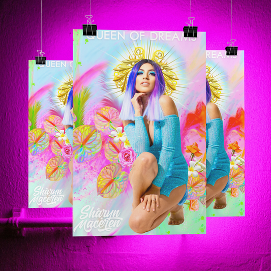 'Queen of Dreams' (Deluxe Edition) Sharyn Maceren Wall Poster (11x17 inches)